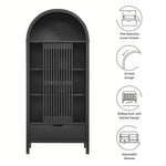 Vaughn 71" Arched Storage Display Cabinet by Modway