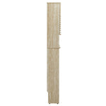 Render Over the Toilet Faux Travertine Bathroom Storage Cabinet by Modway