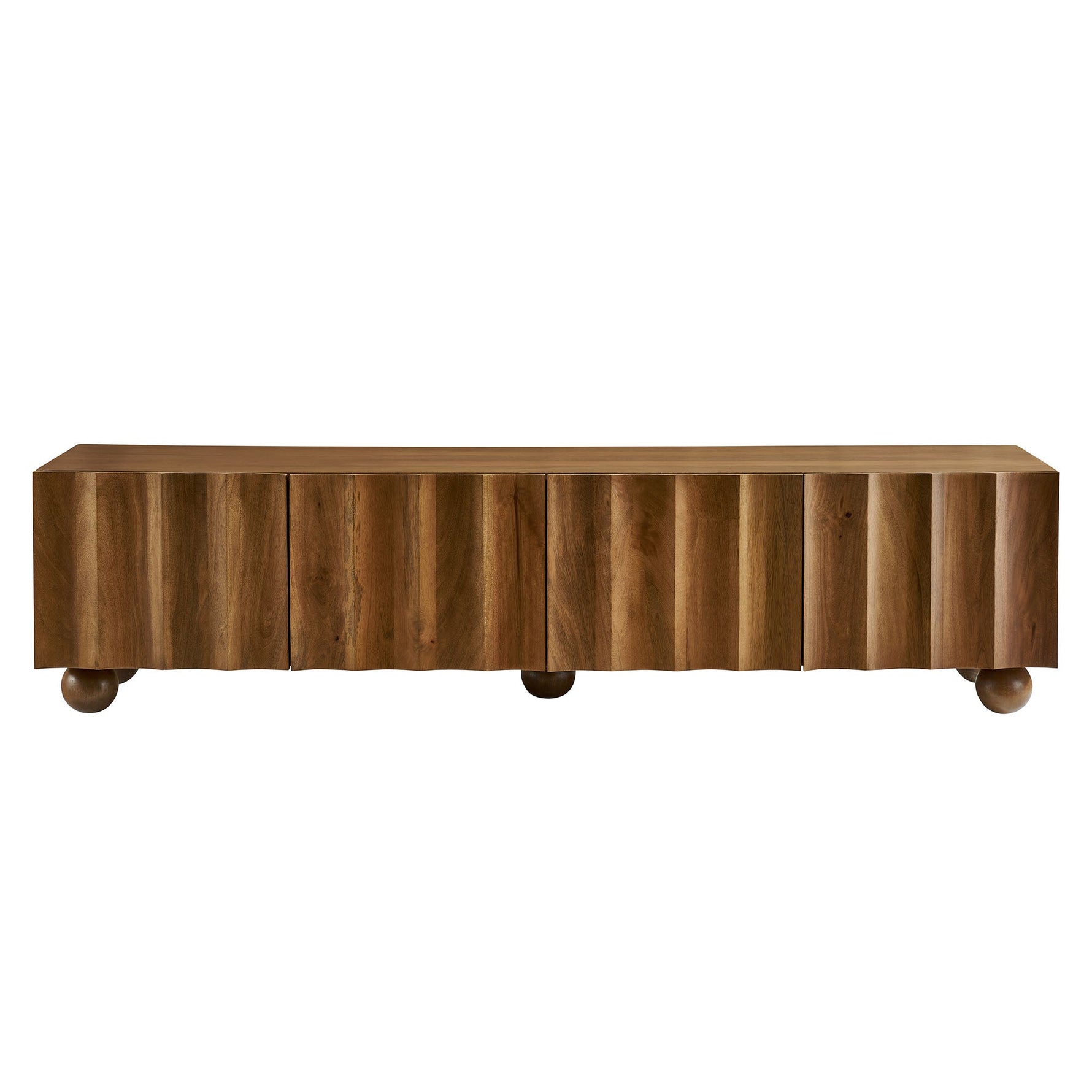 Sorren Scalloped 71" Wood TV Stand by Modway