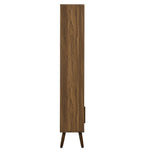 Transmit 45" Four-Tier Bookcase with Sliding Doors