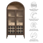 Nolan Arched Bar Cabinet by Modway