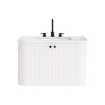 Zia 30" Wall-Mount Bathroom Vanity with Marble Sink