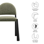 Hayley Upholstered Fabric Dining Side Chair by Modway
