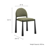 Hayley Upholstered Fabric Dining Side Chair by Modway
