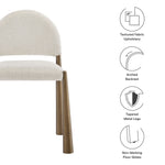 Hayley Upholstered Fabric Dining Side Chair by Modway