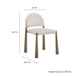 Hayley Upholstered Fabric Dining Side Chair by Modway