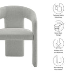 Oslo Barrel Fabric Upholstered Dining Accent Chair by Modway