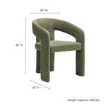 Oslo Barrel Fabric Upholstered Dining Accent Chair by Modway
