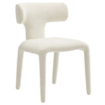 Stellan Curved Back Boucle Upholstered Dining Chair Set of 2