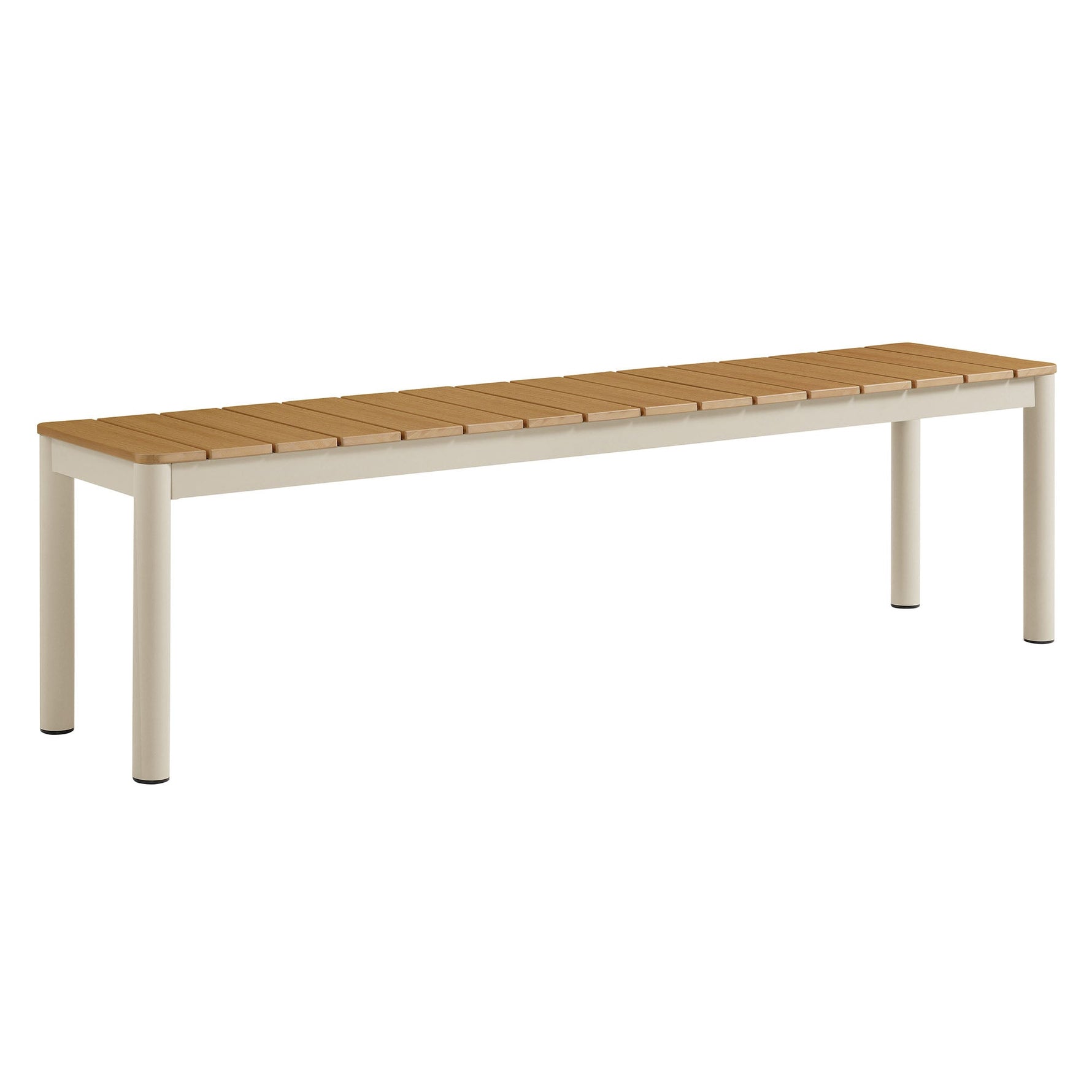 Finn Outdoor Patio Aluminum Bench Set of 2 by Modway