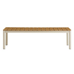 Finn Outdoor Patio Aluminum Bench Set of 2 by Modway