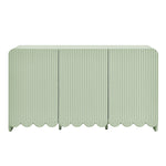 Dahlia Fluted and Scalloped Sideboard Storage Cabinet