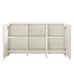 Dahlia Fluted and Scalloped Sideboard Storage Cabinet