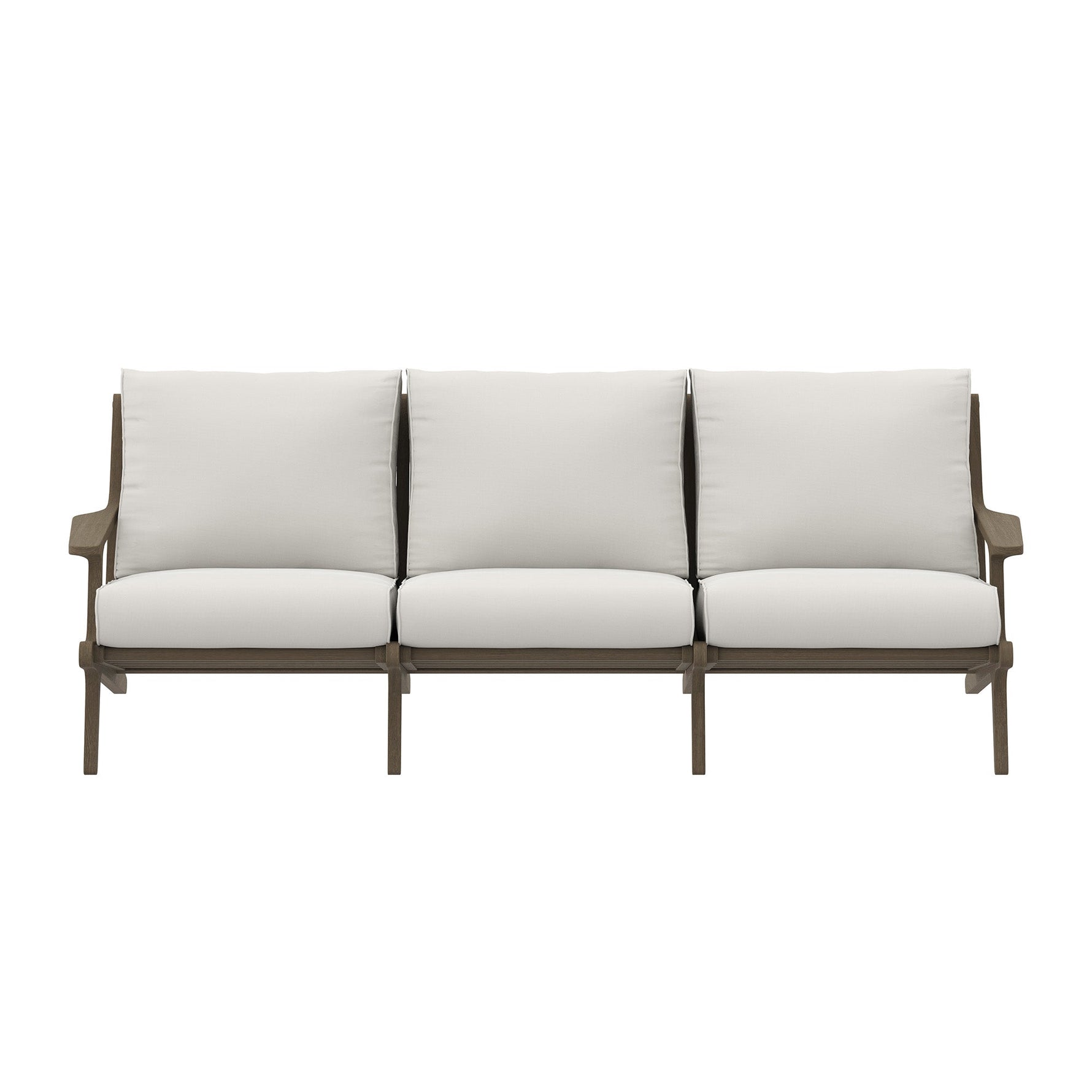 Saratoga Outdoor Patio Teak Sofa by Modway