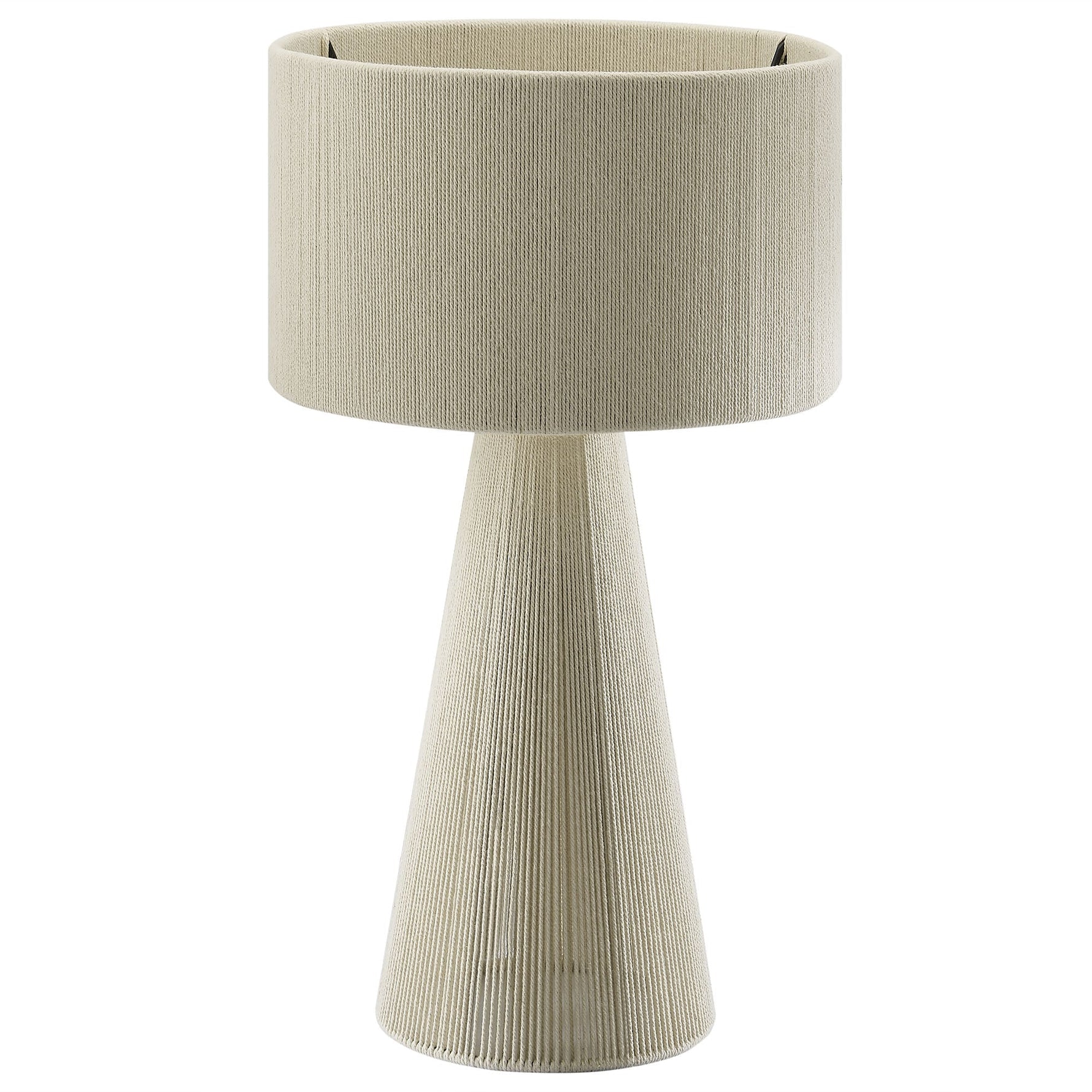 Gia Handwoven Cotton Thread Table Lamp by Modway
