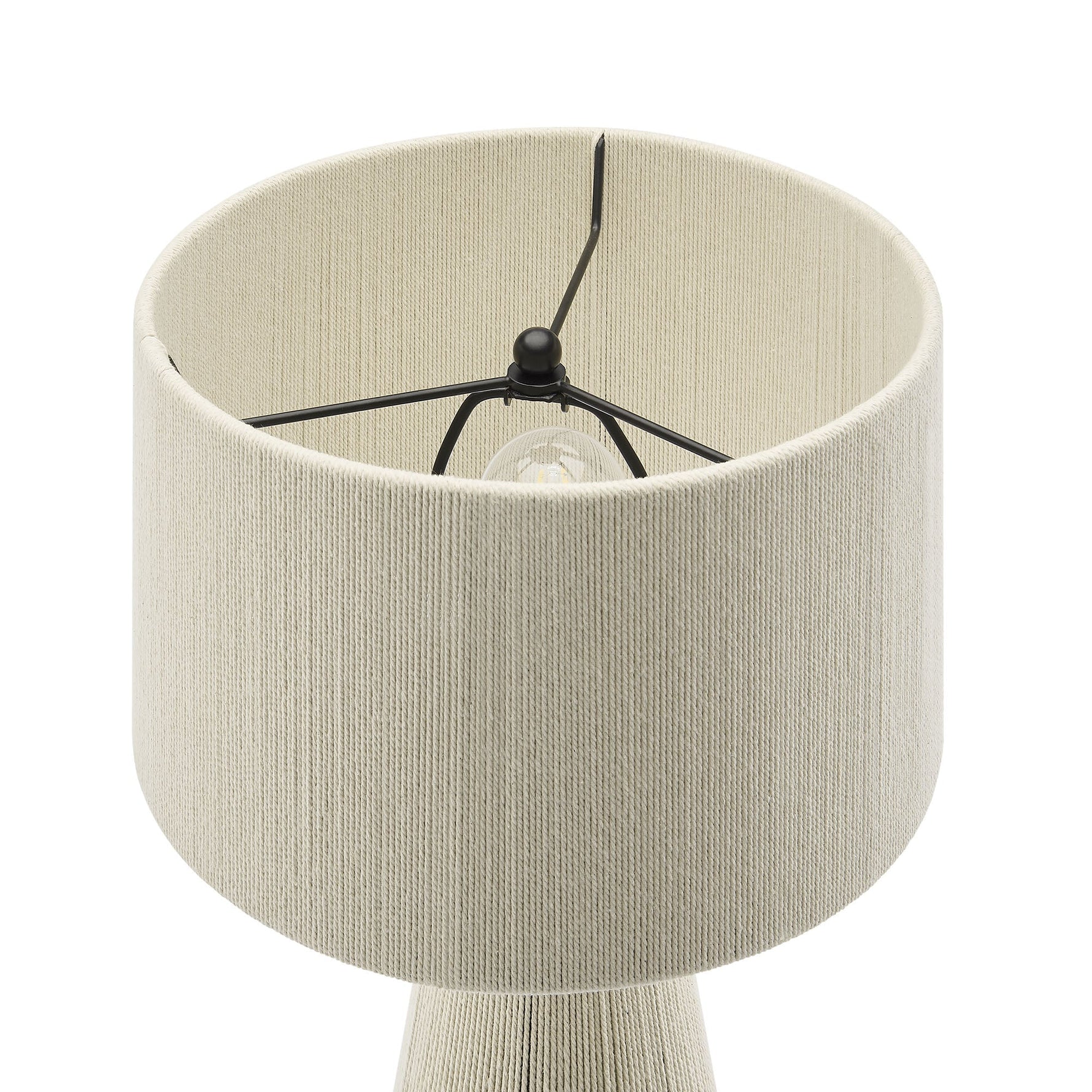 Gia Handwoven Cotton Thread Table Lamp by Modway
