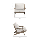 Saratoga 5-Piece Outdoor Patio Teak Wood Furniture Set by Modway