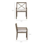 Northlake 9-Piece Outdoor Patio Teak Wood Dining Set by Modway