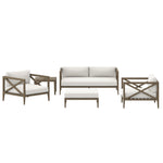 Northlake 5-Piece Outdoor Patio Teak Wood Furniture Set by Modway