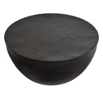 Mella 32 Inch Metal Hammered Coffee Table by Modway