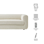 Leif 89" Boucle Upholstered Sofa by Modway