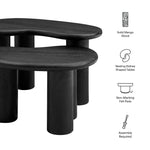 Hackney Mango Wood Nesting Coffee Table Set by Modway