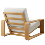 Lirienne Outdoor Patio Aluminum Faux Wood Armchairs Set of 2 by Modway