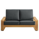 Lirienne Outdoor Patio Aluminum Faux Wood Loveseat by Modway