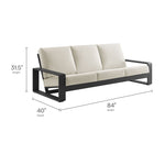 Lirienne 4-Piece Outdoor Patio Aluminum Furniture Set by Modway