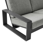 Lirienne Outdoor Patio Aluminum Sofa by Modway