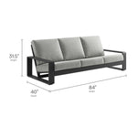 Lirienne 4-Piece Outdoor Patio Aluminum Furniture Set by Modway