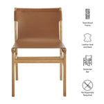 Sonora Leather Dining Side Chair by Modway