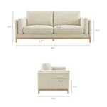 Roscoe 81 Inch Fabric Sofa by Modway