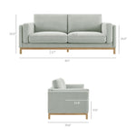 Roscoe 81 Inch Fabric Sofa by Modway