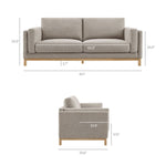 Roscoe 81 Inch Fabric Sofa by Modway