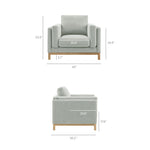 Roscoe Fabric Armchair by Modway