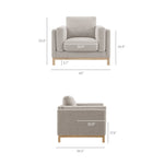 Roscoe Fabric Armchair by Modway