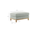 Roscoe Fabric Ottoman by Modway