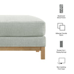 Roscoe Fabric Ottoman by Modway