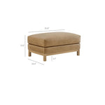 Roscoe Vegan Leather Ottoman by Modway