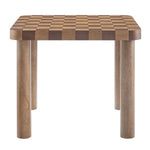 Oscar 36" Square Checkered Dining Table by Modway