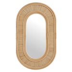 Sovana Oval Rattan Wall Mirror by Modway