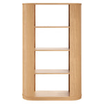 Aspect 74 Inch Curved 4 Tier Bookshelf by Modway