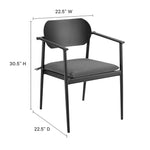 Aeris 7-Piece Outdoor Patio Aluminum Dining Set by Modway