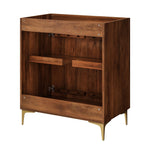 Vernon 30" Fluted Wood Vanity Cabinet Without Sink by Modway