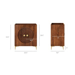 Vernon 30" Fluted Wood Vanity Cabinet Without Sink by Modway