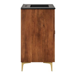 Vernon 30" Fluted Wood Bathroom Vanity Cabinet with Sink