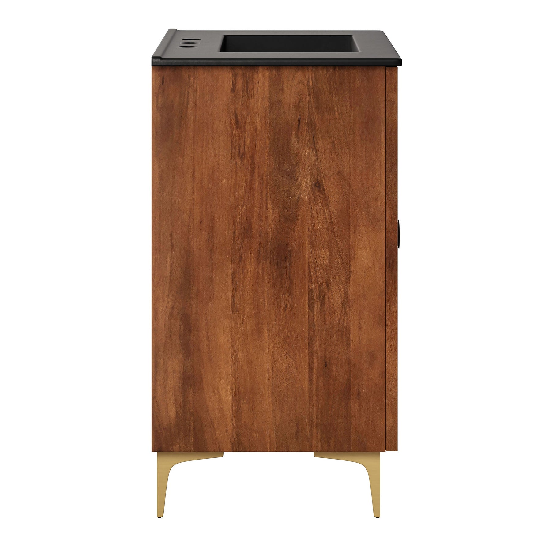 Vernon 30" Fluted Wood Bathroom Vanity Cabinet with Sink