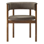 Clea Curved Upholstered Dining Chairs Set of 2
