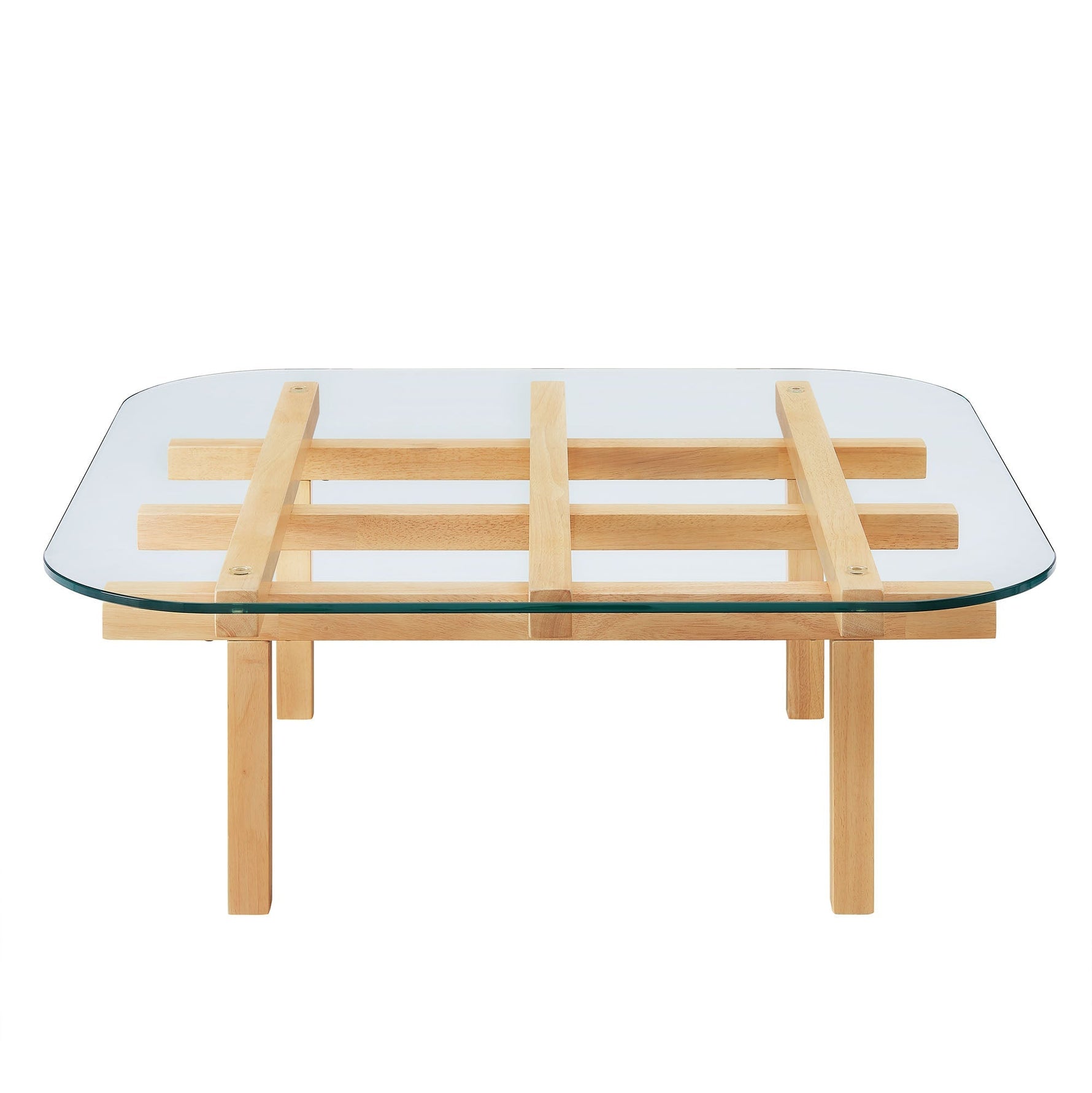 Isby 35 Inch Tempered Glass Coffee Table by Modway